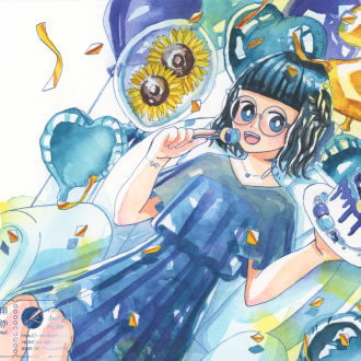 2025年8月 個人サイト2周年記念イラスト
